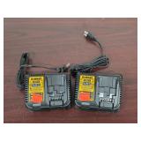DeWalt Chargers DCB115 Qty 2