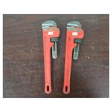 Ridged Pipe Wrenches 14' Qty 2