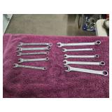 Assorted Wrenches Qty 10