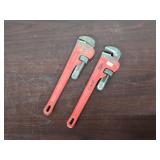 Ridged Pipe Wrenches 14' Qty 2