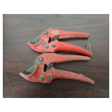 Reed PVC Cutters Qty 2 Max ODI 1.6'