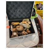 Glass, Resin, Brass Figurines