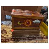 Cassette Tapes In Wooden Box