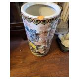 Glazed Ceramic Umbrella Stand 18'x8' Dia.