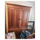 Wooden Entertainment Center 78'x46'x23.5'