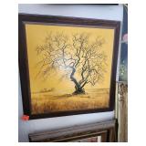 Wood Art Painting By Gare 19.5'x19'