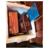 Wooden Trinket Boxes, Picture Frames, Wallet