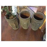 Decorative Vase Made Of Concrete x3
