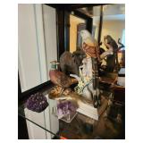 Contents Of Shelf, Decorative Art, Bird Figurines