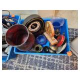 Decorative Glass, Clocks, Vases