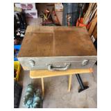 Vintage Suitcase Type Toolbox With Tools