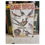 Wood Art 'Game Birds' 15'x23'
