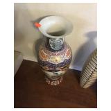 Japanese Imari Porcelain Vase, 24'X10'