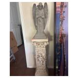 Pedestal With a Angel Statue 52'X10' Dia Base