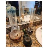 Glass Water Pipes x3