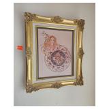 Framed Art On Canvas 19'x15'