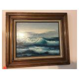 Oil On Canvas Framed Art J.Winslon 27.5'x23.5'