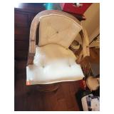 Barstools x3 worn, Padded Leather Seat, 41'x20'