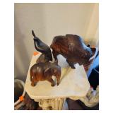 Contents Of Shelf, Wood Art, Glass Art