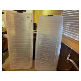 Plastic Totes With Lids 50'x18'