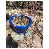 Ceramic Flower Pot x2, 15'x19' Dia.