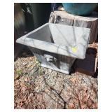 Cement Pots x2, 14'x22',
