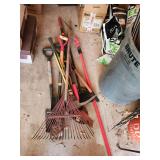 Shovels, Pruners, Ax, Pick Ax, Rake, Limb Saw