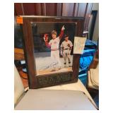 Framed Plaque Featuring Pete Rose