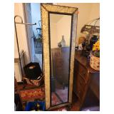 Standing Mirror Tin Frame 67'x19.5'