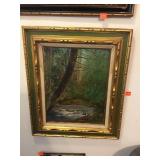 Oil On Canvas Framed Artwork 25'x21'