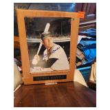 Framed Photograph Of Mickey Mantel