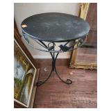 Metal Side Table 28'x17.5' Dia.