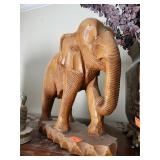 Wood Elephant Figure 14.5'x13'