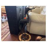 Bird Statue Made Of Metal, 27' Tall 10'