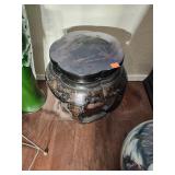 Carved Wooden Side Table 18'x18'