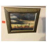 Framed Art Watercolor By Cecil Pastore