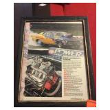 Framed Magazine Article Features 1973 Chevy Nova