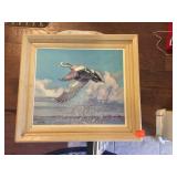 Matted Print 'Going It Single' By Richard Bishop