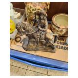 Bronze Southwest Art Statue Damaged 13'X12'