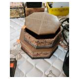 Hexagon Boxes With Lids x2