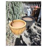 Ceramic Flower Pot 19'x22.5' Dia., Heavy