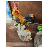 Rooster And Rabbit Statues