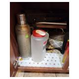Contents Of Shelves, Stanley Thermos Bottle