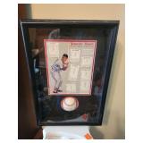 Framed Stan Musial Signed 'Memorable Moments'