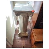 Plaster Pedestal 23'x8.5' Dia. Sq Base