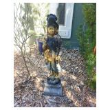 Cement Statue x2, Damaged