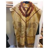 Leather Poncho 36'x27'