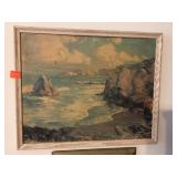 Framed Artwork Damaged 21'x17'