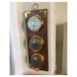 Vintage Wall Barometer & Weather Station