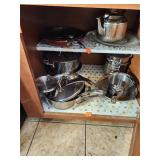 Contents Of Shelves, Skillets, Kirkland Signature